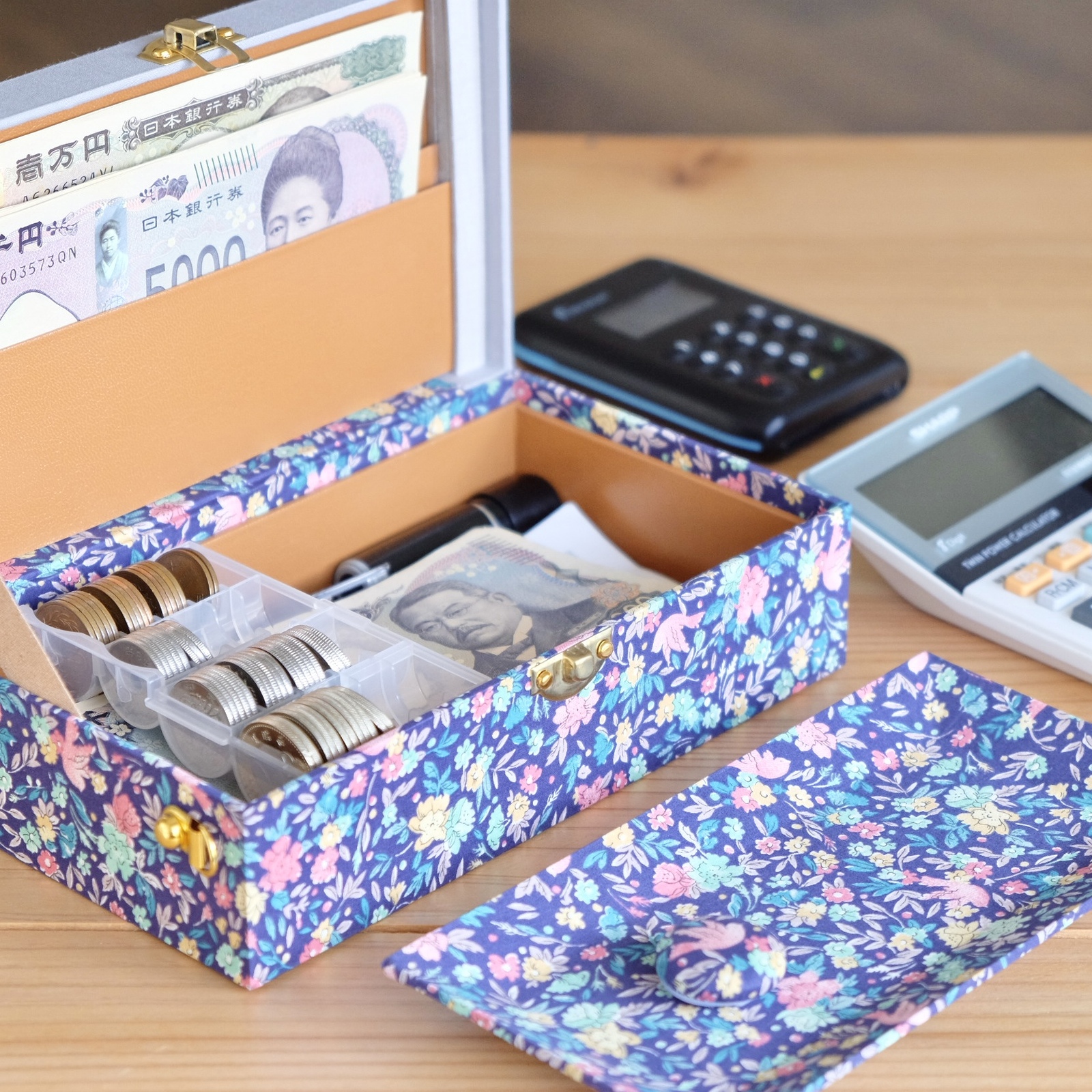 マルシェ金庫（ラージサイズ）⌇ハンドメイドマルシェ ブース出店に