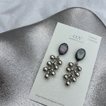 つぶつぶタッセル🖤ピアス　イヤリング　アレルギー対応　モード