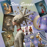 デザインペーパー＆エフェメラセット   Star Escape
