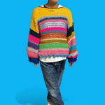 ぽこぽこニット 手編み knit