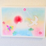 【新春限定価格】祝福の空 〜 かめじろう（原画・1点物）