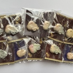 【福袋】コザクラインコ和菓子のチャームと根付けの4点セット