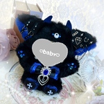  ハイタッチ BLACKBLUE デビキャット(⃔ *`꒳´ * )⃕↝  ぬい服♥⟡.‎⋆