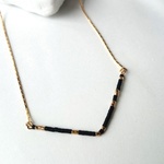 【再々々販！】Chevron Necklace *Aquarium*