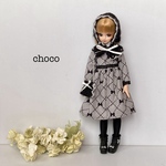 リカちゃん服　ブライス服　リボンノアール🎀🖤