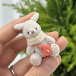 ミニチュアうさぎ◆ピンクポシェット