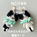 うみさんそらさん専用 ねこぐるみチャーム  うちの仔オーダーメイド