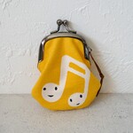ミニ音符がまぐち　yellow
