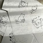ねこのカレンダー2026年│猫│シンプル│かわいい│プレゼントにも