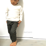 テーパード パンツ grayish green〔100/110/120/130〕