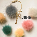 juno ファーバッグチャーム