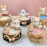 つまみ細工　どうぶつ　指輪置き　アクセサリー置き　プレゼント