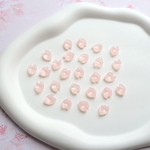 オリジナル作品★桜　花びらのパーツ　アセテート　樹脂　　ゼリーライトピンク
