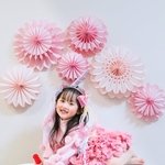 初節句 ひな祭り ひなまつり 雛祭り 桃の節句 ハーフバースデー お誕生日 誕生日 女の子ベビー 女の子 ペーパーファン 百日祝い 100日祝い お食い初め 出産祝い マタニティフォト マタニティ