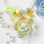 初売り　SALE❗️　【星のねこちゃんハウス　レジン　キーホルダー】　バッグチャーム　シャカシャカキーホルダー