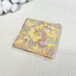 ハンカチみたいな サニタリーケース サニタリーポーチ 花柄 黄色 イエロー