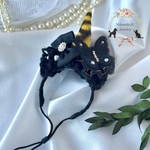 【メルヘンおにさん♡ふわもこヘッドドレス】節分 ペット用ヘッドドレス イベント 撮影会 プレゼント ギフト 鬼さん
