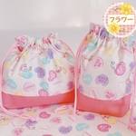 入園入学 給食袋 巾着袋 3点セット ランチョンマット お弁当袋 コップ袋 女の子 🦄ユニコーン ハート 