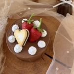 ホイップチョコのミニクレイケーキ♡