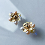 Flower ornament 【チタンポストピアス】