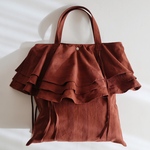 big frills bag (chocolate)