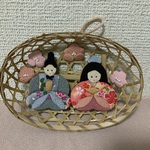  ちりめん細工：雛の飾り(2)