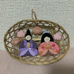  ちりめん細工：雛の飾り(4)