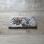 花束を君に　パッチワークのメガネケース