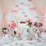 【PINK】レンタルおうちスタジオ(3泊4日)ファーストバースデー　ハーフバースデー　100日祝い　バースデーフォト　