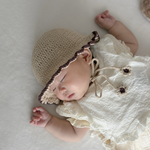 tulip hat  チューリップハット　かぎ針編み　ベビー帽子　キッズ帽子　麦わら帽子