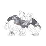アイコン ペーパーイラスト 線画イラスト