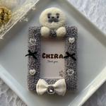 あざらし　トレカケース　パンチニードル　ハンドメイド　タフティング