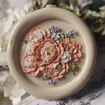 【受注可】25mm シャクヤク シーリングスタンプ ヘッド 花