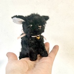 受注制作＊小さなこやぎちゃん＊黒やぎ
