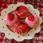 2つSET♡strawberry love  donuts