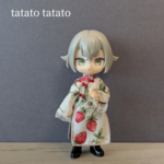 ロングチャイナ(いちご 袖フリル)＋餃子バッグのセット