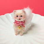 モール人形・ミニペロちゃん（オフホワイト）
