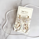 【SALE】シャボン玉×雫《ピアス/イヤリング》