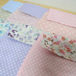 ★値下げ★汗取りパット　3枚セット　花パンダドット　ポケット付　リバーシブル可