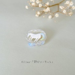 馬モチーフ　ブローチ　Hiljaa-静かに･そっと