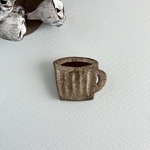 陶ブローチ【コーヒーカップ】