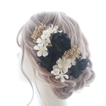 髪飾り　桜　梅　ピンク　水引　結婚式　卒業式　成人式 　ヘッドドレス　ヘアアクセサリー　ヘアパーツ　和装　振袖　着物