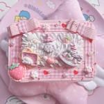 *.゜わんことメルヘンなマルチケース*.゜ ホイップデコ ピンクハート