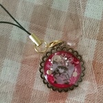 キラキラにゃんこ☆レジンストラップ☆
