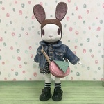 桜餅ショルダーバッグ（本革）