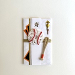 【miesan0801様オーダー品】baseball 花小紋×橙