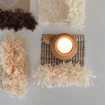 Fringe rug honey sweet