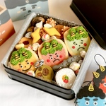【数量限定 節分 限定 】 かみなりごろごろ赤おにさんたちのクッキー缶