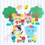 春　壁面飾り　3月　4月　5月壁面　幼稚園　保育園　介護施設　病院　電車ごっこ
