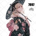 original sticker « no.7897 »     //     人物ステッカー オリジナルステッカー オリジナル人物ステッカー ステッカー cotton melody